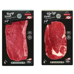 Lidl Selection Frisches Rib-Eye Steak oder Rumpsteak Lidl APP Preis Angebot