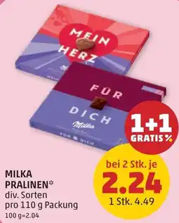 PENNY Milka pralinen Angebot