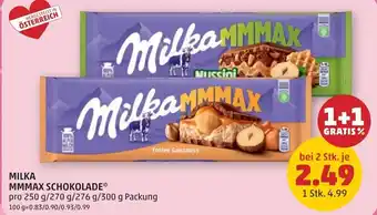 Milka mmmax schokolade