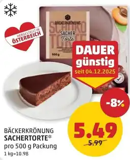 PENNY Bäckerkrönung sachertorte Angebot