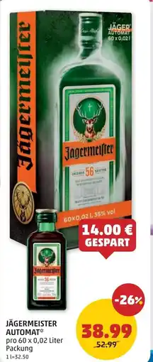 PENNY Jägermeister automat Angebot