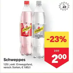 MPreis Schweppes Angebot