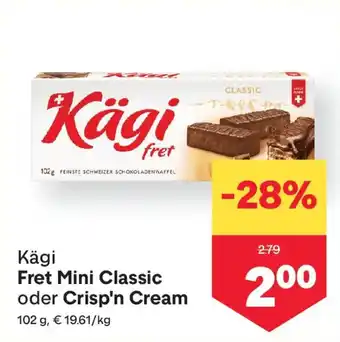 MPreis Fret mini classic crisp'n cream Angebot