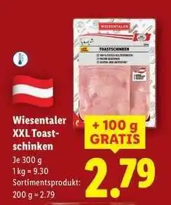 Lidl WIESENTALER XXL Toastschinken Angebot