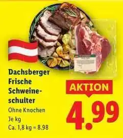 Lidl Dachsberger Frische Schweineschulter Angebot