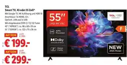 Lidl TCL Smart TV, 43 oder 55 Zoll Angebot