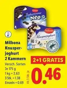 Lidl Milbona Knusperjoghurt 2 Kammern Angebot