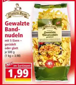 Norma GEWALZTE BANDNUDELN Angebot