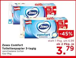 Unimarkt Zewa Comfort Toilettenpapier 3-lagig Angebot