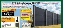 Norma WPC-Sichtschutzzaun CORTEZA Angebot