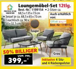 Norma Loungemöbel-Set 12tlg Angebot