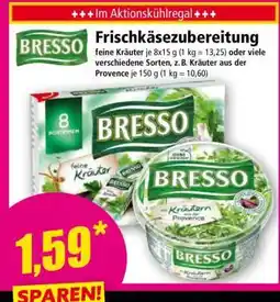 Norma BRESSO Frischkäsezubereitung Angebot