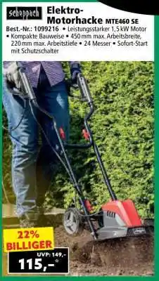 Norma Elektro-Motorhacke MTE460 SE Angebot