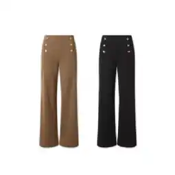 Lidl Damen Wide-Leg Hose Optimale Passform durch Elasthan Lidl Angebot