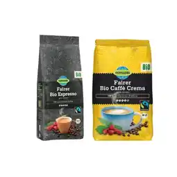 Lidl Fairtrade Bio Caffé Crema oder Espresso Lidl APP Preis Angebot