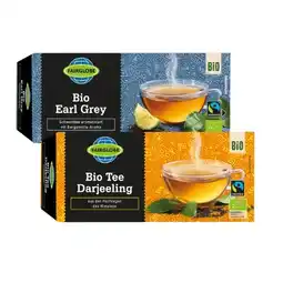 Lidl Fairtrade Bio Tee Earl Grey oder Darjeeling Lidl APP Preis Angebot