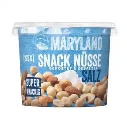 MPreis Maryland Snack Nüsse versch. Sorten MPREIS Angebot