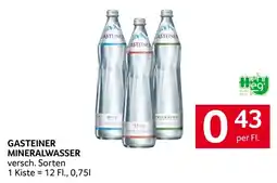 Transgourmet Gasteiner Mineralwasser Angebot