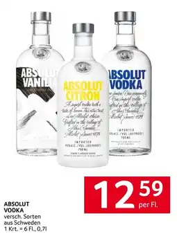 Transgourmet Absolut Vodka Angebot