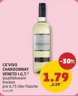 PENNY Ca'vivo chardonnay veneto i.g.t. Angebot
