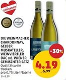 PENNY Die weinmacher chardonnay, gelber muskateller, weinviertler dac od. wiener gemischter satz Angebot