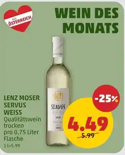 PENNY Lenz moser servus weiss Angebot