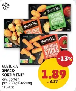 PENNY Gustoria snack sortiment Angebot