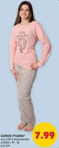 PENNY Damen pyjama Angebot