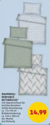 PENNY Baumwoll renforcé bettwäsche Angebot