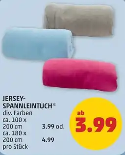 PENNY Jersey spannleintuch Angebot