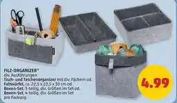 PENNY Filz organizer Angebot