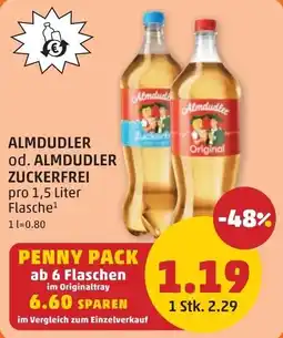 PENNY Almdudler zuckerfrei Angebot