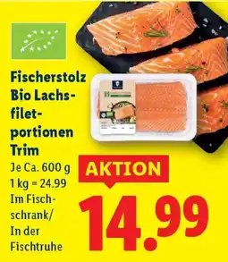 Lidl Fischerstolz Bio Lachsfilet portionen Angebot