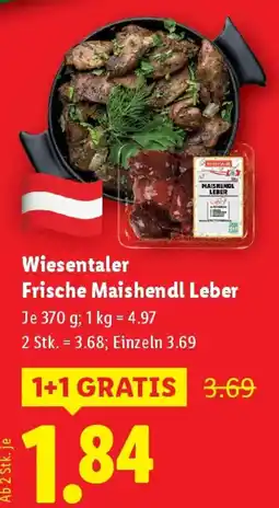 Lidl Wiesentaler Frische Maishendl Leber Angebot