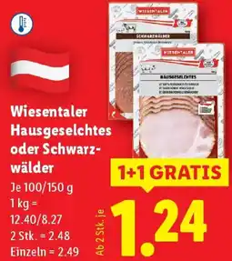 Lidl Wiesentaler Hausgeselchtes oder Schwarzwälder Angebot