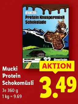 Lidl Mucki Protein Schokomüsli Angebot