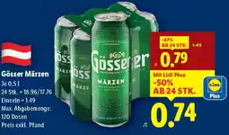 Lidl Gösser Märzen Angebot