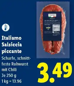 Lidl Italiamo Salsiccia piccante Angebot