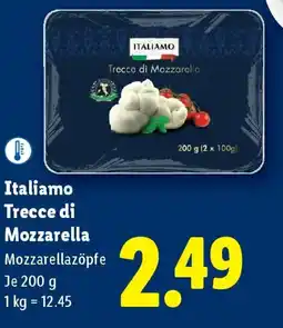 Lidl Italiamo Trecce di Mozzarella Angebot
