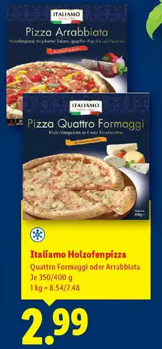 Lidl Italiamo Holzofenpizza Angebot