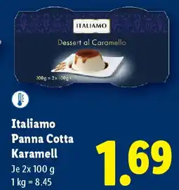 Lidl Italiamo Panna Cotta Karamell Angebot