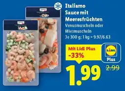 Lidl Italiamo Sauce mit Meeresfrüchten Angebot