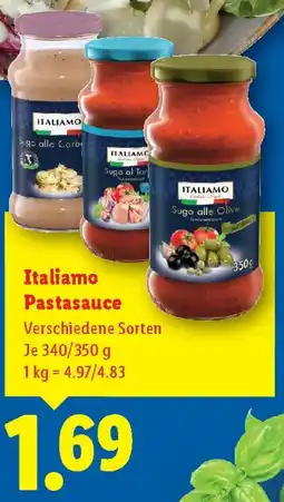 Lidl Italiamo Pastasauce Angebot