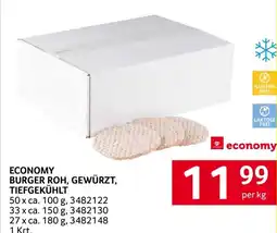 Transgourmet Burger roh, gewürzt, tiefgekühlt Angebot
