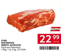 Transgourmet Stier rostbraten (ribeye, entrcote) Angebot