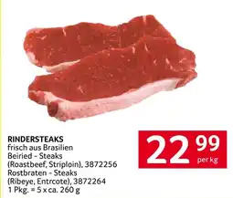 Transgourmet Rindersteaks Angebot
