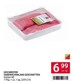 Transgourmet Hochreiter sandwichsalami geschnitten Angebot
