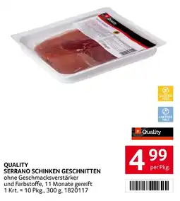 Transgourmet Serrano schinken geschnitten Angebot