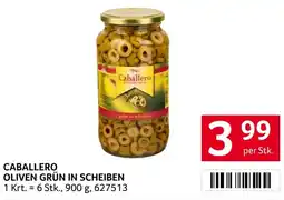 Transgourmet Caballero oliven grün in scheiben Angebot