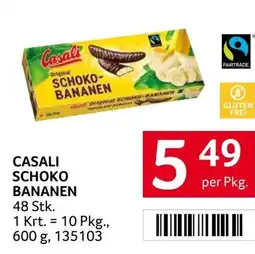 Transgourmet Casali schoko bananen Angebot